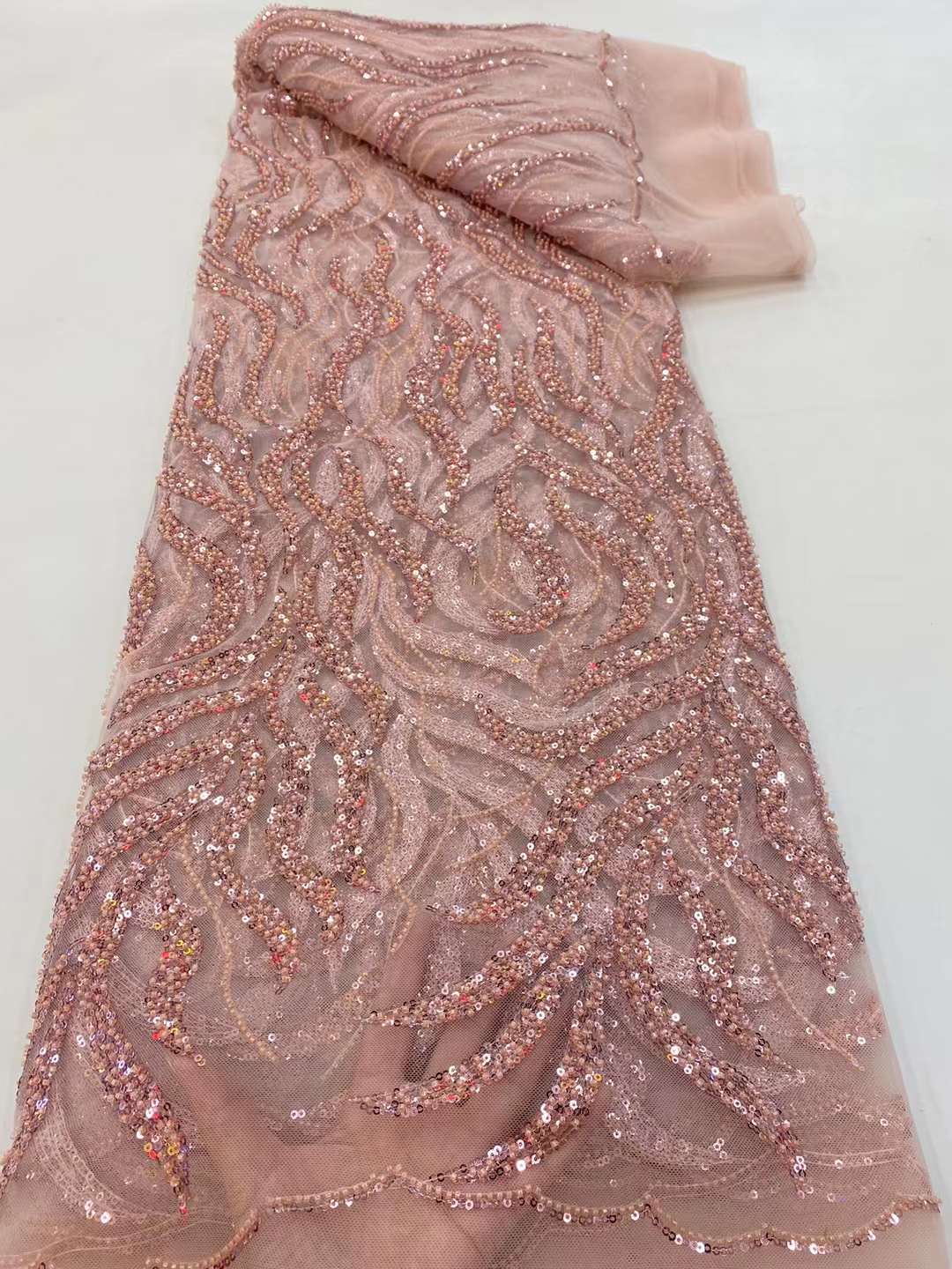 アフリカングリッタレース生地,5ヤード,フランスのナイジェリアの縞模様の生地,縫製ドレス,結婚式のパーティー用のレース生地,2023