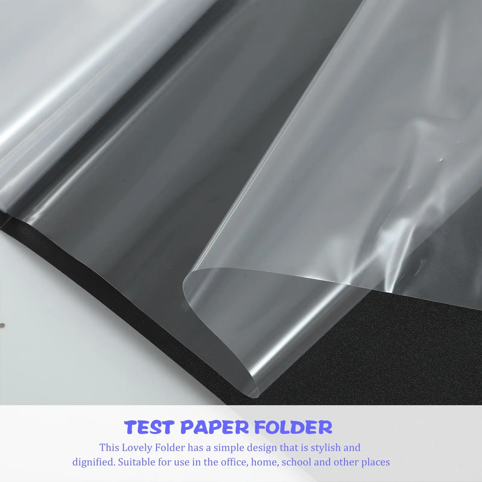 20 Pages A3 File Folder Display Book Transparent Insert Paper Document Office Bag Office School Supplies