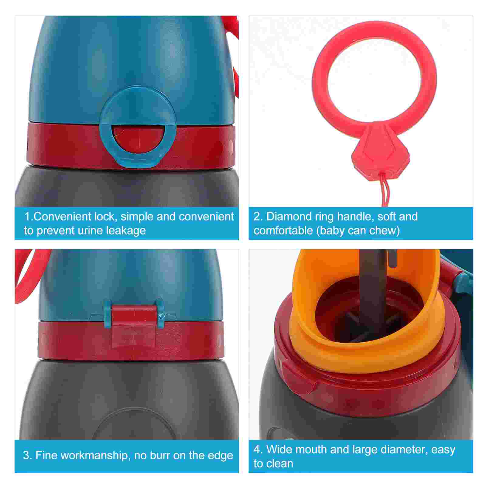 Toddmomy Autos Autos 1 Stücke Pee Flasche Kinder Tragbare Baby Kind Töpfchen Urinal Notfall Toilette Camping Auto Reise Road Trip Pee