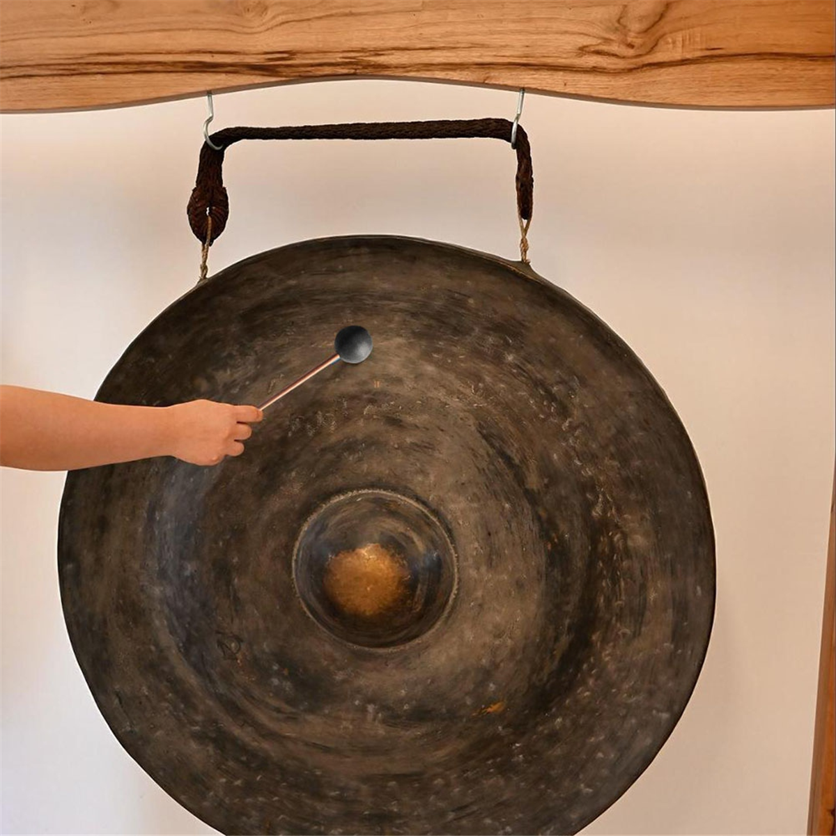 BAAU 1PC シリコーン素材クジラサウンドマレットスピリチュアルヒーリングサウンド用ゴング演奏用 S