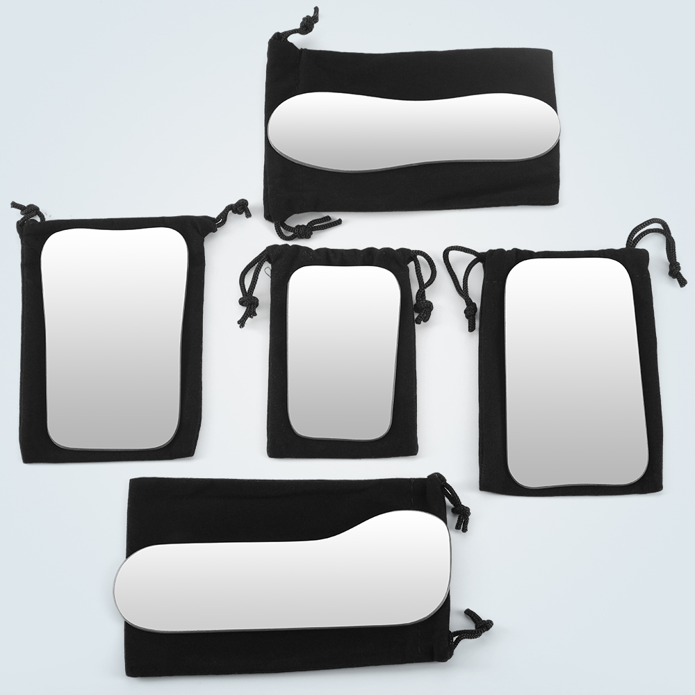 1 個 Azdent 歯科矯正ミラー写真撮影両面ミラーガラス素材口腔内写真リフレクター歯科ツール