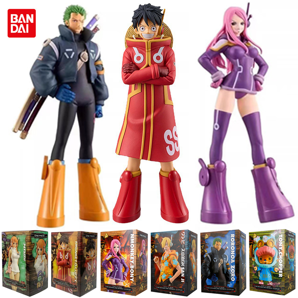 Figuras de Anime de una pieza de 17cm, mono D. Luffy Egg Head Island, figuras de acción de PVC, colección de Anime, modelo de muñeca, juguete, regalo para niños