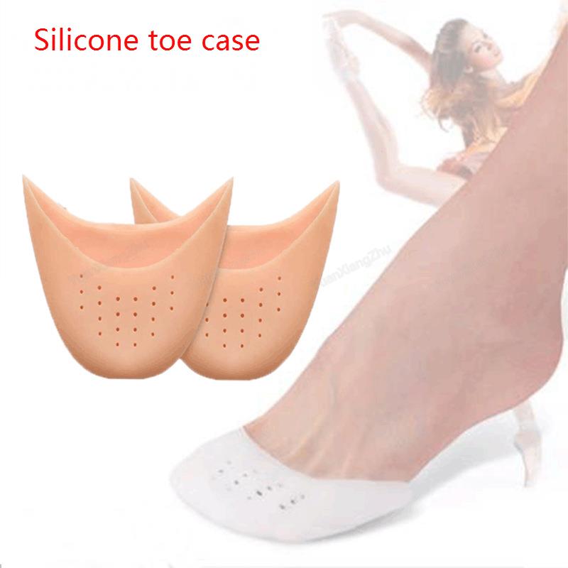Almohadillas para protección del dedo del pie, plantillas de silicona, cómodas almohadillas para zapatos, alivio del dolor, plantilla antideslizante de silicona para el cuidado de los pies de las mujeres