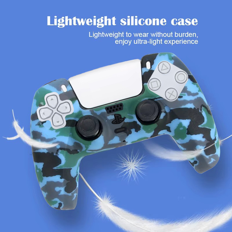 Custodia protettiva in pelle DATA FROG Camo per SONY Playstation 5 custodia in Silicone per accessori per Controller PS5