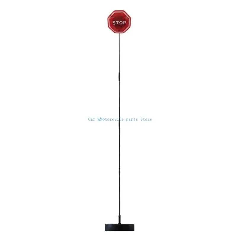 Y9UC Flashing LED Stop Sign dengan Detektor Parkir Otomatis Diadang yang Dapat Disetel dengan Basis Lengkap Untuk Port