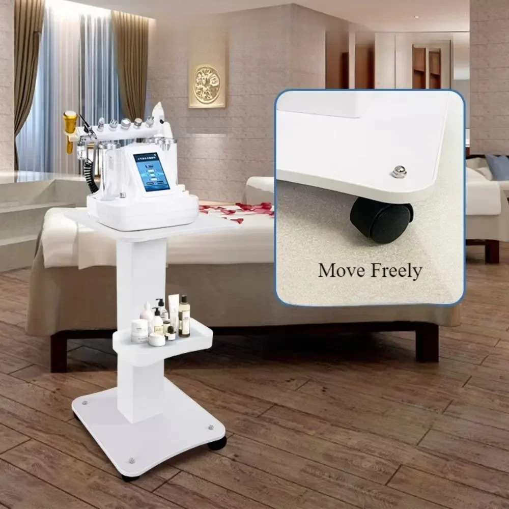 Schönheitssalon-Wagen, exklusiver beweglicher Werkzeugwagen für den Friseursalon, multifunktionale Aufbewahrung, stabiler tragender Wagen für Schönheitssalons