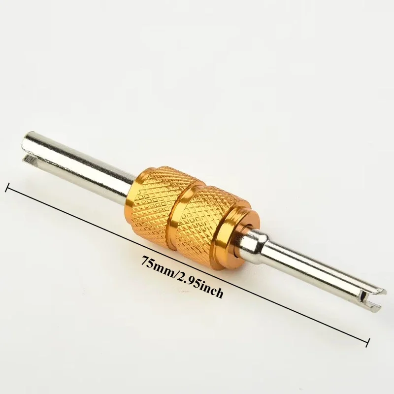 9 Stuks R134a Automotive Airconditioning Ventiel + 1 Stuks Remover Tool Voor A/C Systeem Mall/grote Airconditioning Ventiel Tool