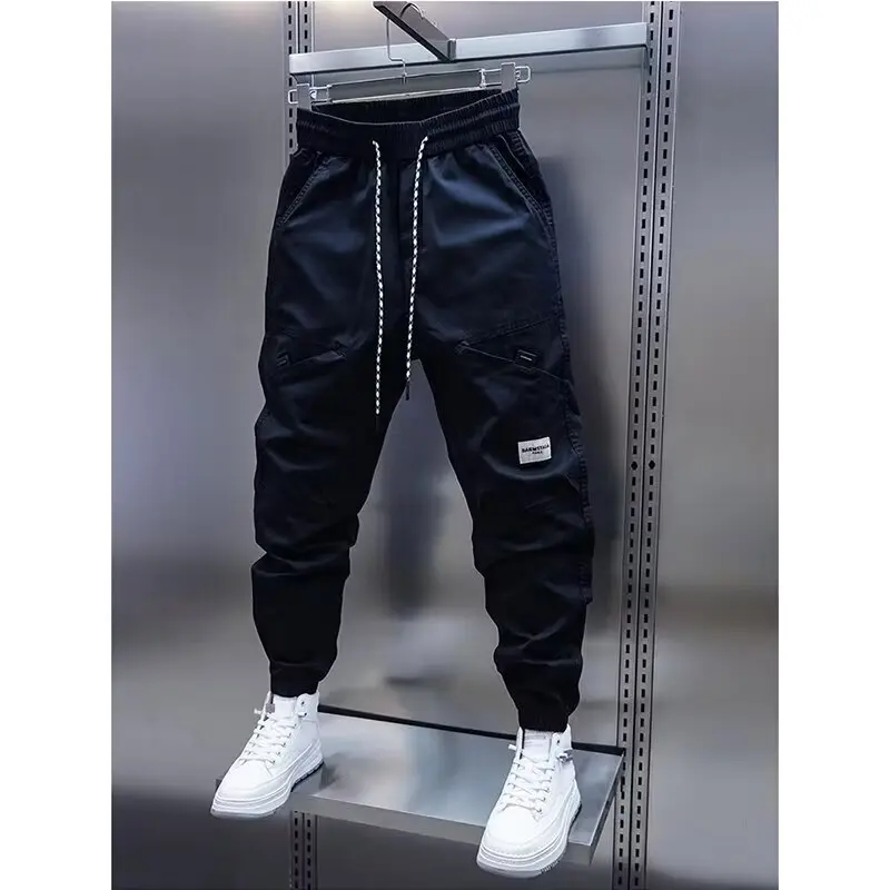 Herren-Haremshose, atmungsaktiv, Herrenbekleidung, 2024, neue Freizeithose, gerade Hose für Herren