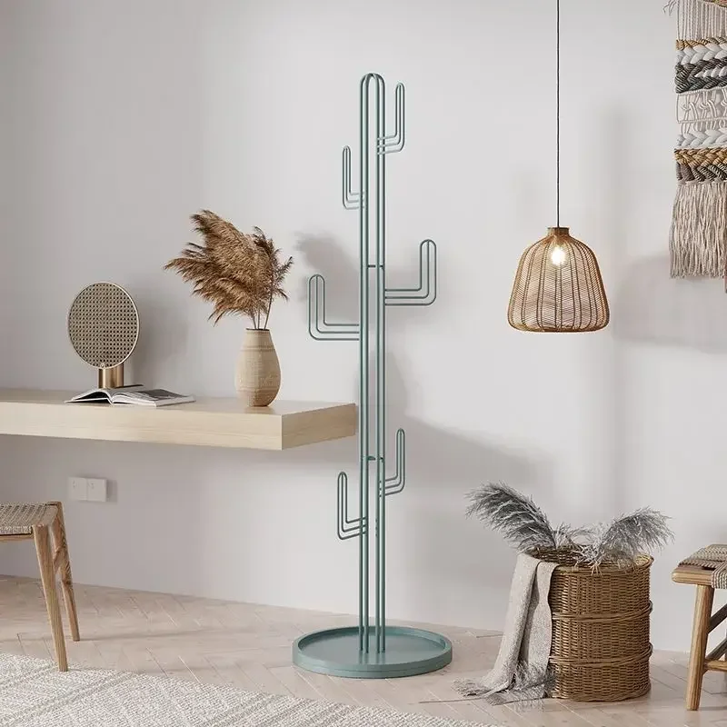 Perchero de Cactus de piso a piso, colgador de ropa moderno y sencillo, colgador para sala de estar, suelo a suelo, dormitorio