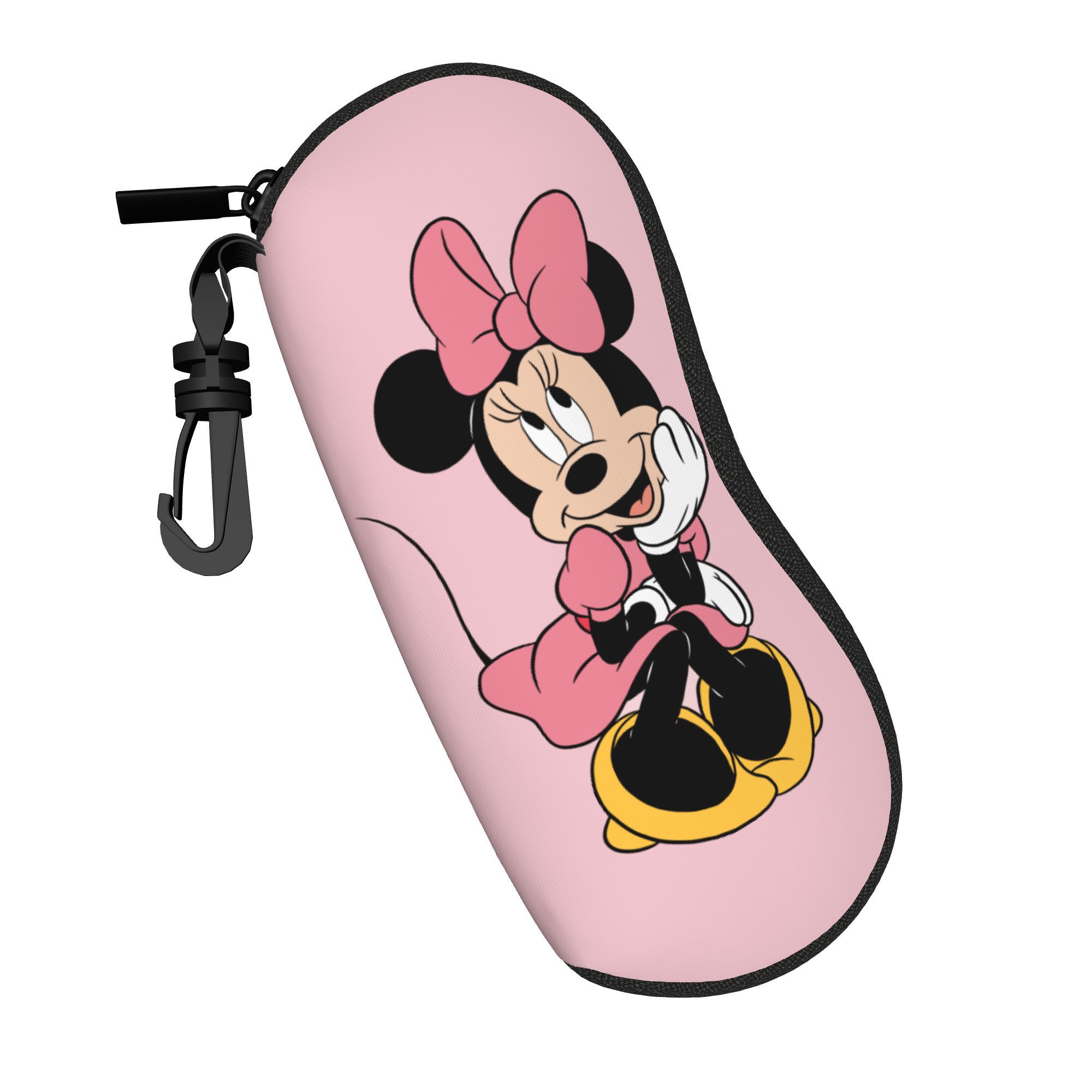 Adorável caso de óculos dos desenhos animados minnie mouse mickey mercadoria óculos protetor caixa de óculos dos desenhos animados
