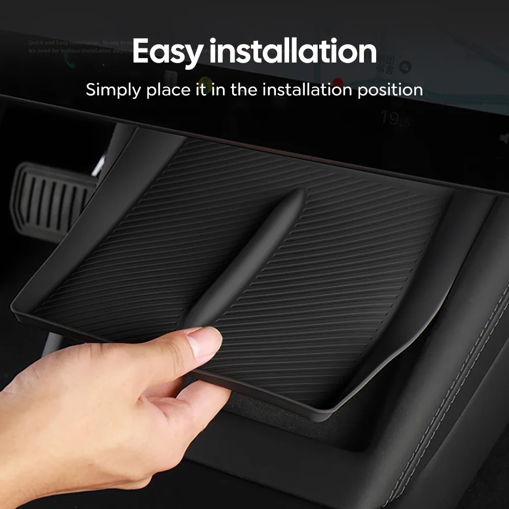 Für TESLA Neues Modell Y Launch Juniper 2025 Modell 3 2024 Highland Wireless Charging Silikon Pad Cover Protector Center Control