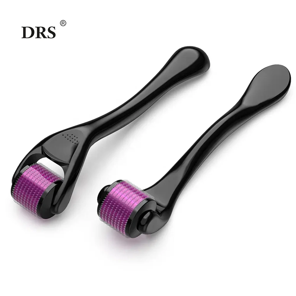 DRS Derma Roller สําหรับใบหน้า ร่างกาย และหนังศีรษะ - Microneedling Roller พร้อม 540 Microneedles สําหรับผมและเครา Skin Care เครื่องมือ