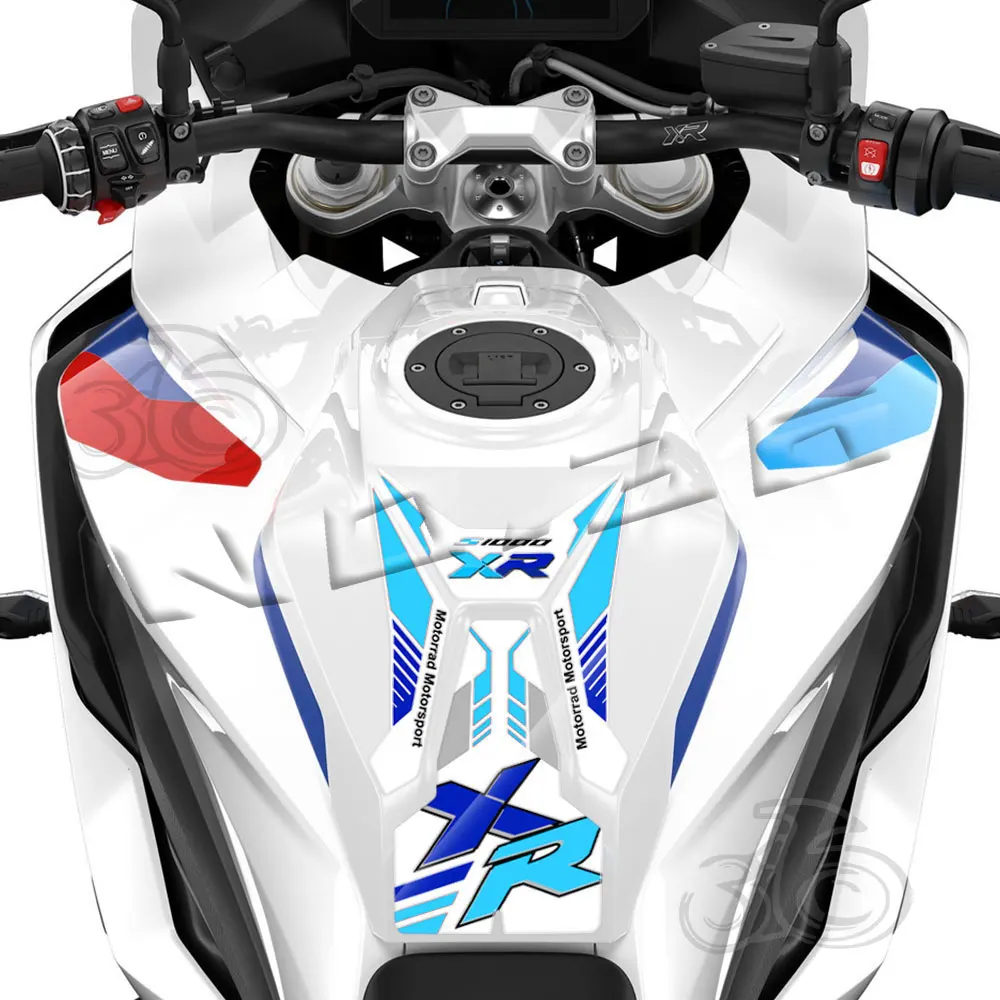 Para S1000XR s 1000 xr 2020 2021 2022 2023 3D resina almohadilla de tanque de combustible de motocicleta pegatina protectora calcomanía accesorios impermeables