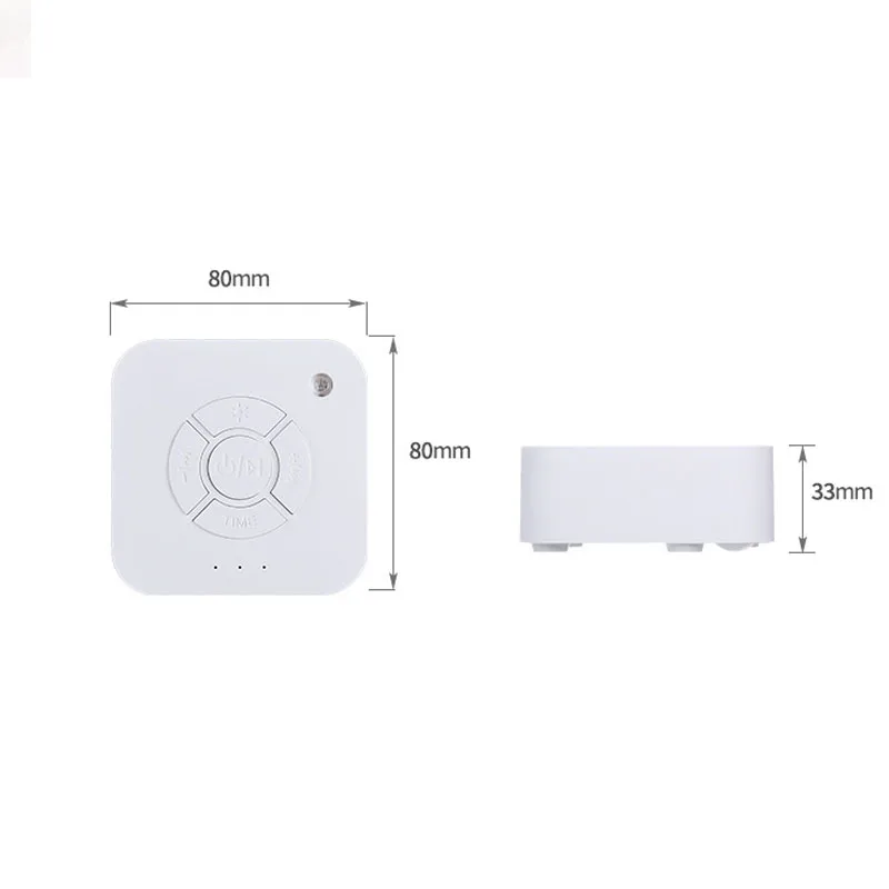 White Noise Machine USB Rechargeable Timed Shutdown Sleep Sound Machine For Sleeping & Relaxation For Baby Adult Office Travel