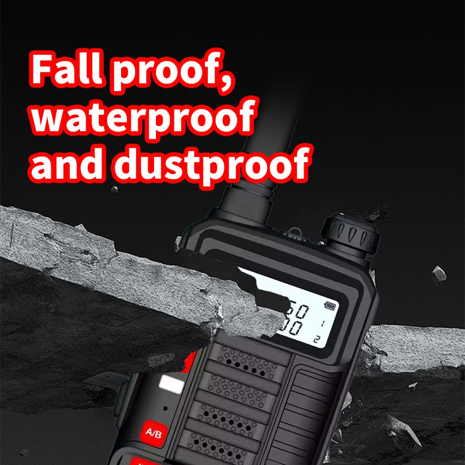Baofeng UV-10R V2 10W Draagbare High Power Walkie-Talkie Vhf Uhf Dual Band Tweeweg Cb Ham Radio Transceiver Tweeweg Radio 'S