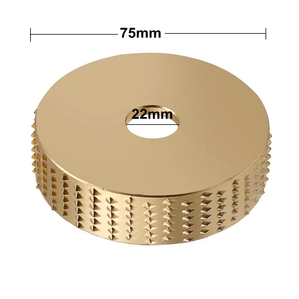Disco Duro de amoladora angular para carpintería, 75MM, 16/22mm, borde plano, arco, pulido de madera, plástico