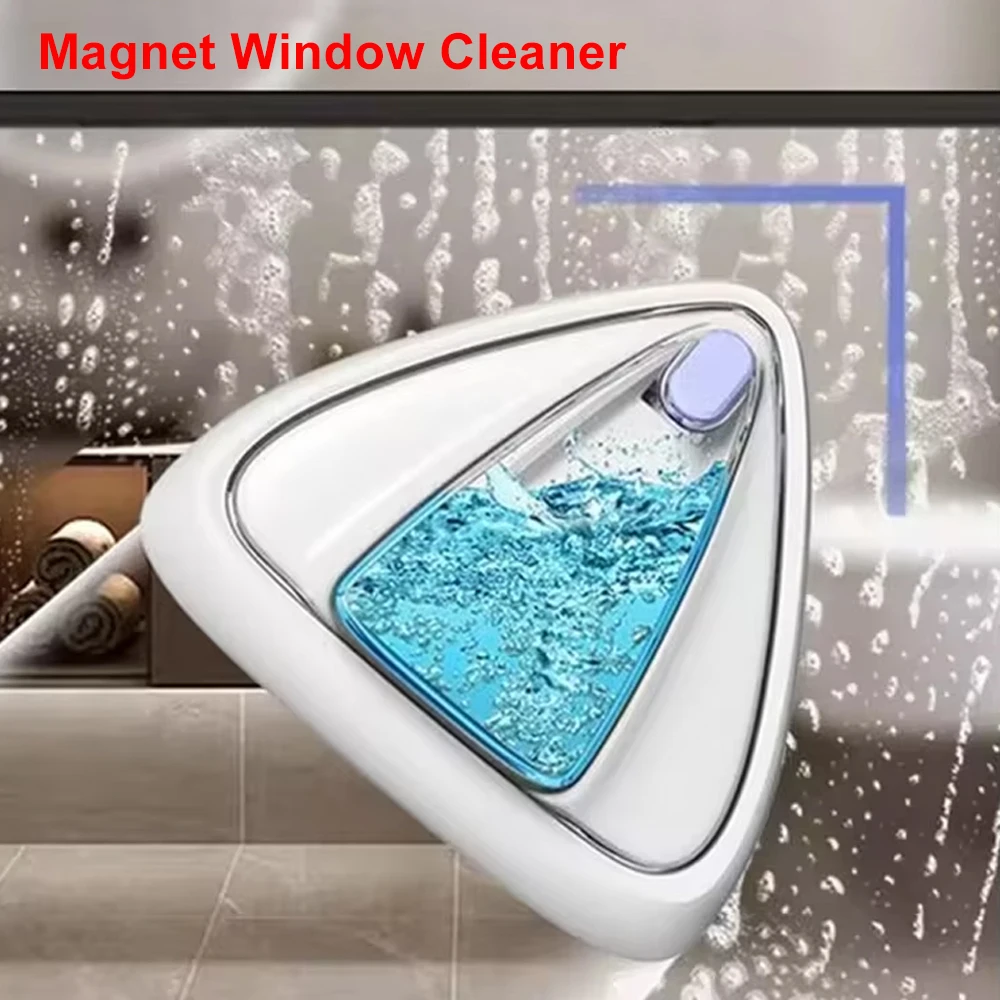 Limpiador de vidrios magnético para el hogar, herramienta de limpieza de ventanas ajustable de doble cara especial anticaída de 3-35mm para el hogar y la Oficina