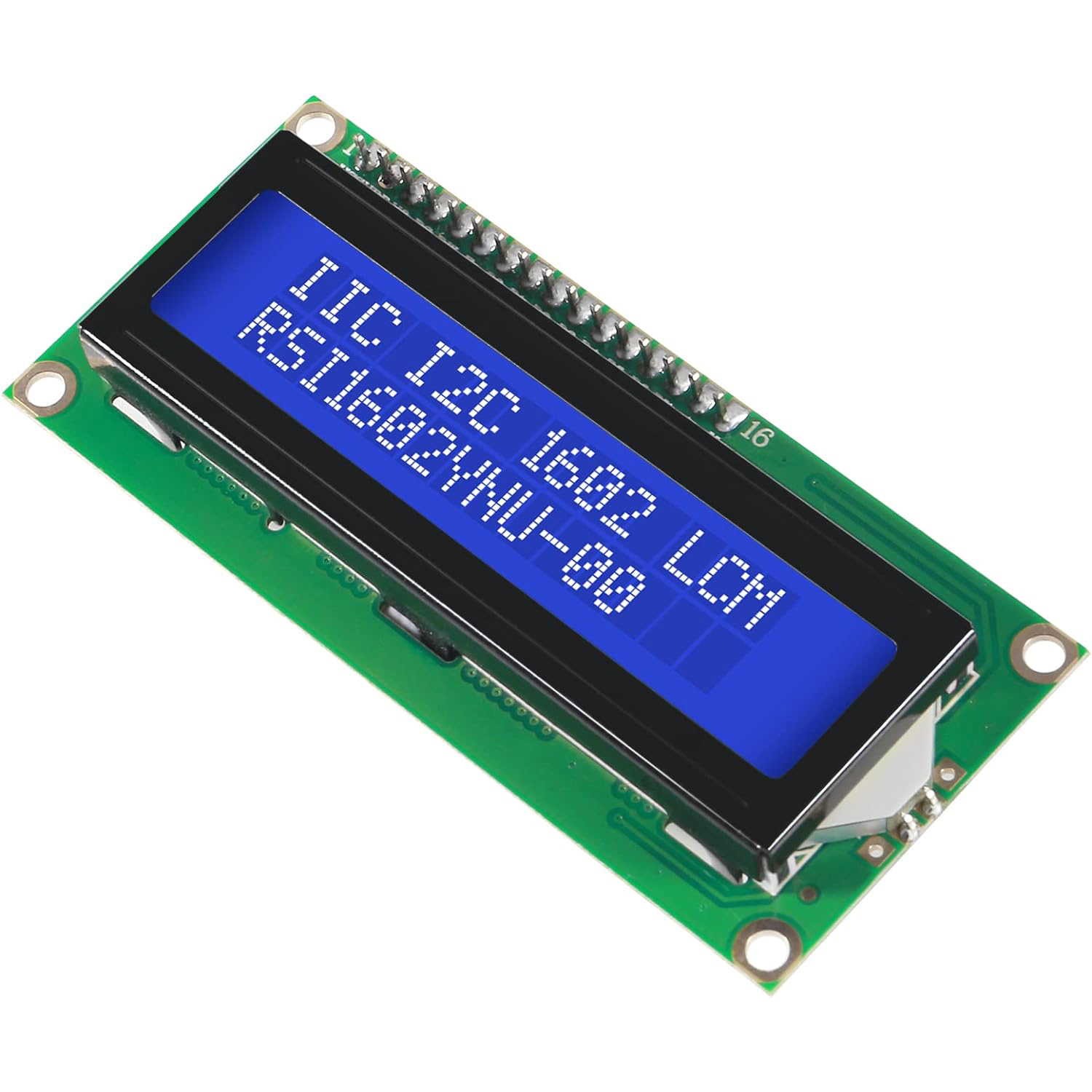LCD1602 Screen with Backlight LCD Display Module Board 2 x 16 Characters 1602 5v for Ar-duino Duemilanove Robot 1602A UNO R3 MEG