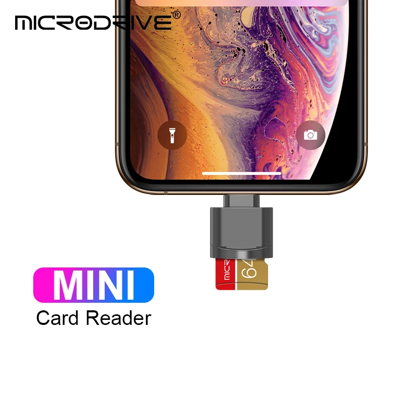 Micro TF SD Card Reader Converter For IPhone IPad OTG To Micro SD Card Reader Viewer Adapter Memory Card Reading Support IOS 13