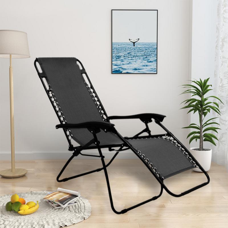 Capa de tecido reclinável respirável cadeira durável, substituição de espreguiçadeira, cama levantada para jardim, praia