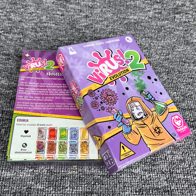 Juegos de cartas de VIRUS VIRUS2, tarjeta de juego interactiva para padres e hijos, juego de reunión familiar