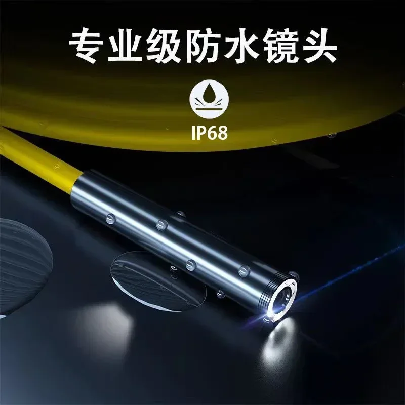 Эндоскопическая камера 1200P, зонд 8 мм, 8 светодиодов для смартфона, Android или Windows, USB-порт Type-C, защита промышленного эндоскопа