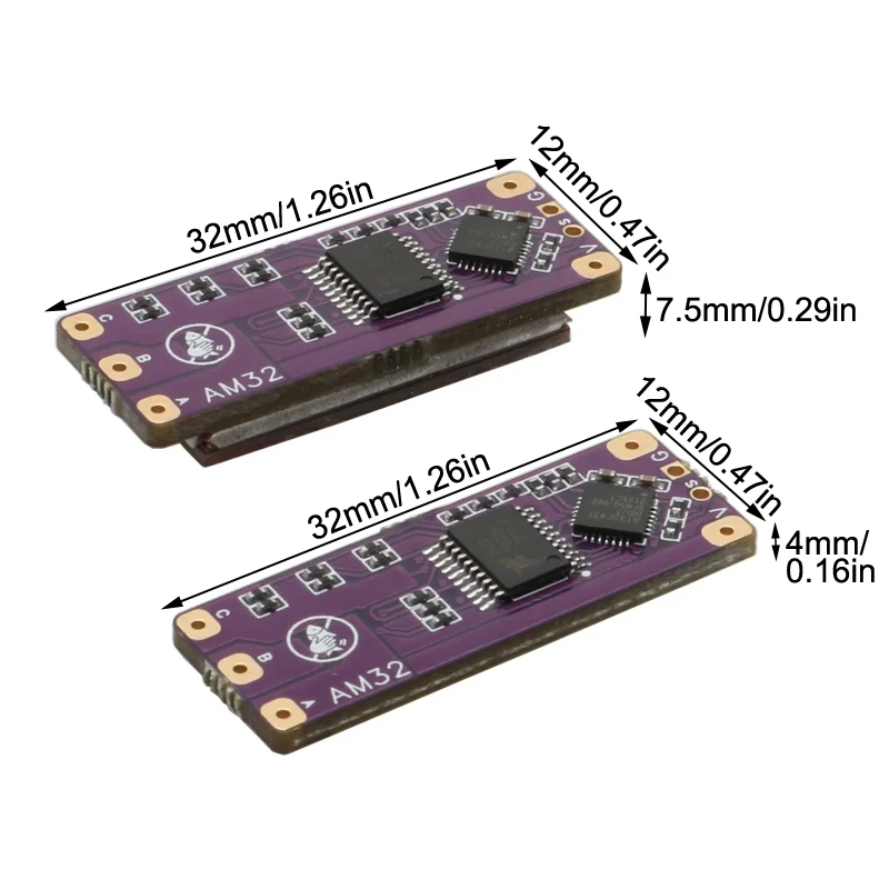 1PCS 2-4S 32-bit ESC AM32 Enhanced Version 40A High Power Speed Regulator Support PWM Signal for Crawler Model Airplane Motors