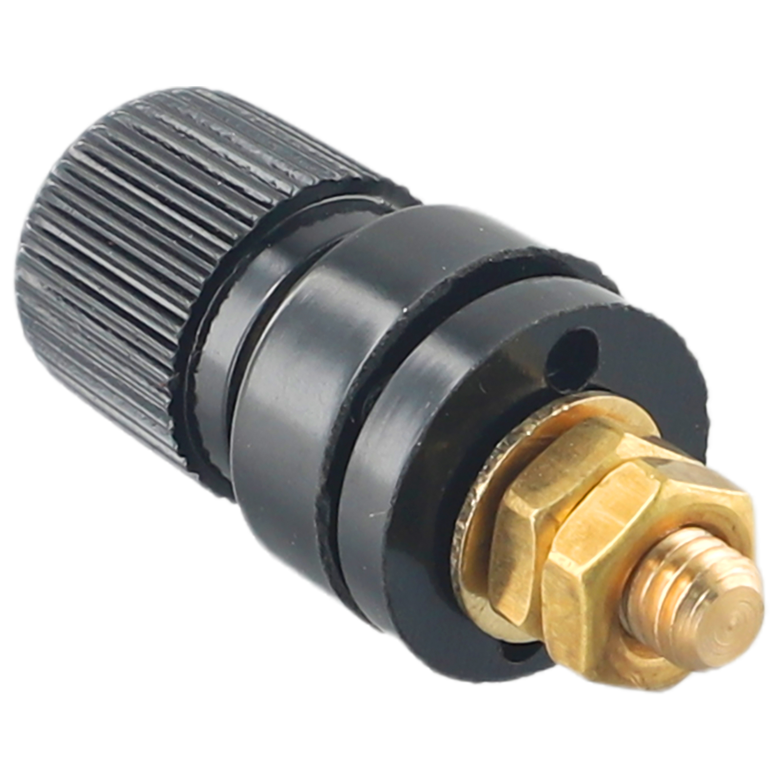 2 個黒/赤新 6 ミリメートル真鍮スタッドプレミアムリモートバッテリー電源ジャンクションポストコネクタ端子キット自動車コネクタ