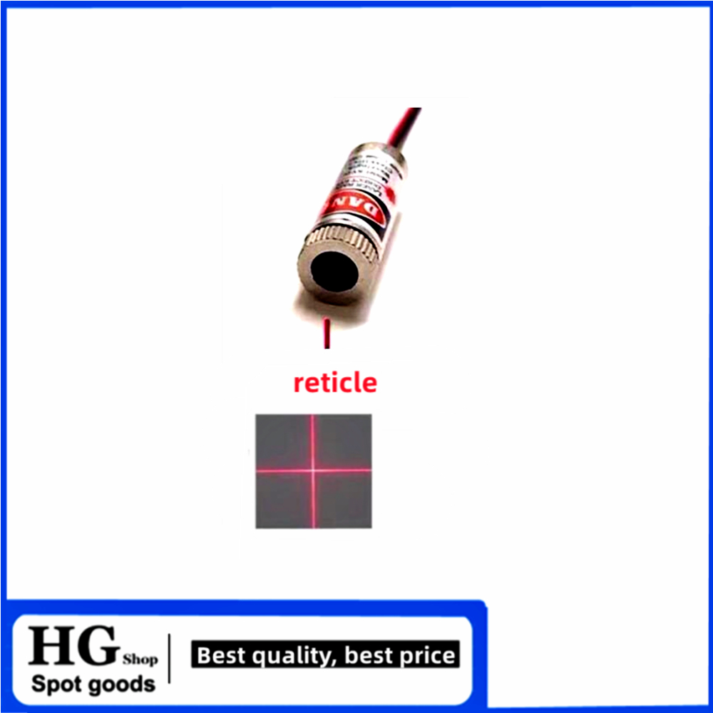 Módulo láser de 12mm, cabezal láser rojo de grado industrial, longitud focal ajustable, 650nm, 5mw, línea recta en forma de punto