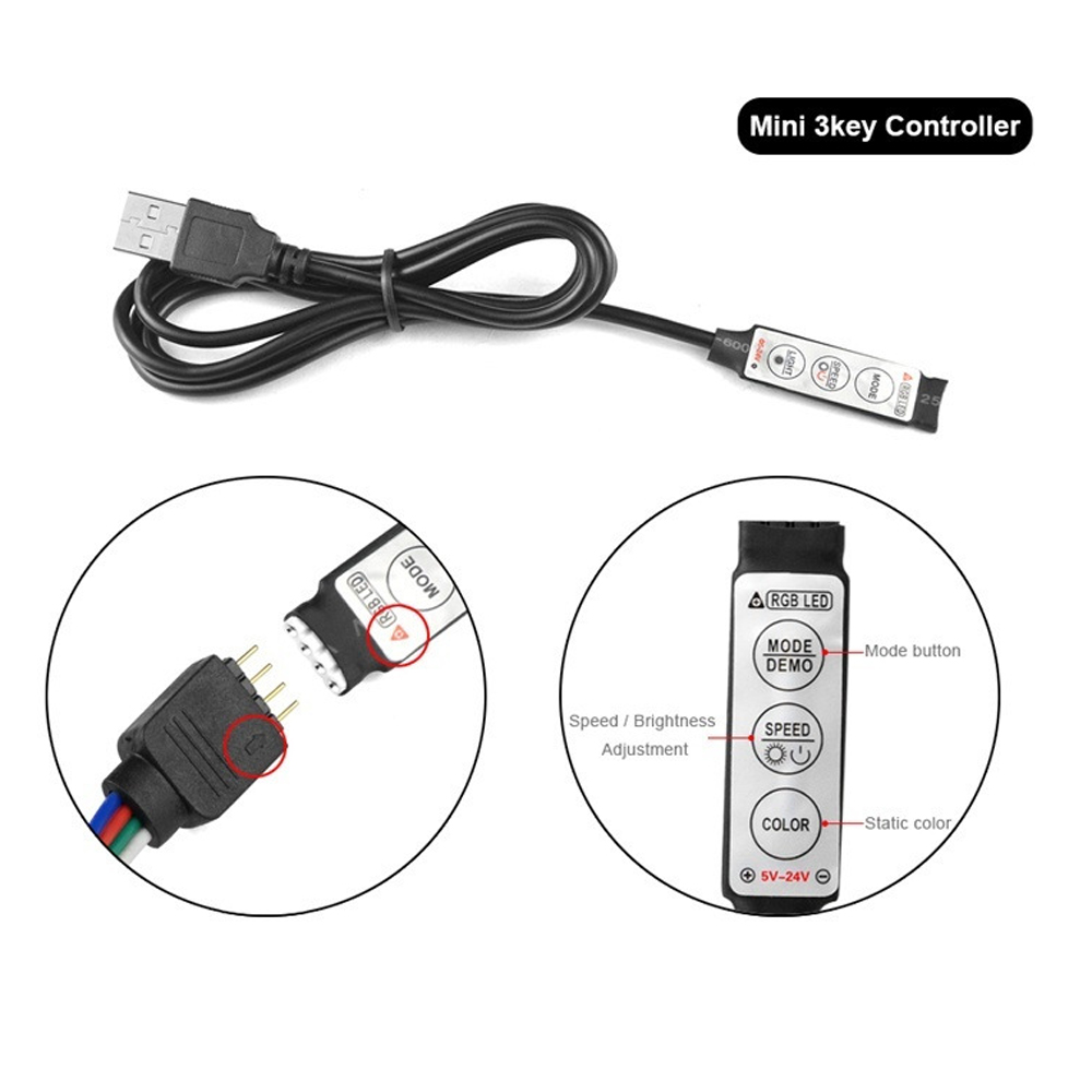 DC 5V USB Controller RF Drahtlose Fernbedienung Dimmer mini 3key 17key 24key 44keys Für 5050/2835/3528 RGB Led Streifen lichter