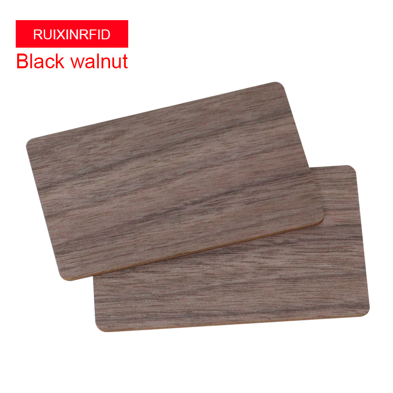 100PCS Waterproof Natural Wooden NFC 213 RFID Blank Tag Business Card High Quality Access Control Card