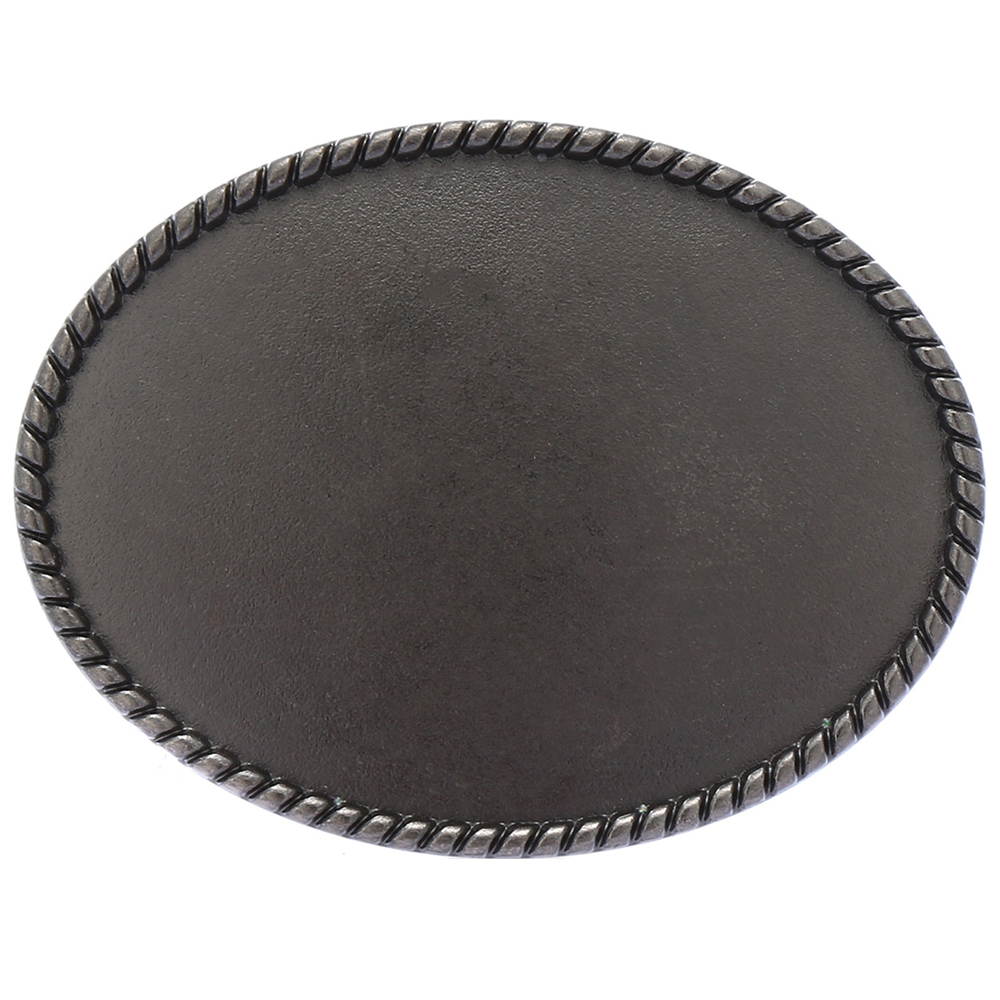 楕円形の手作り糸が付いた楕円形の金属製バックル,男性用,特別オファー