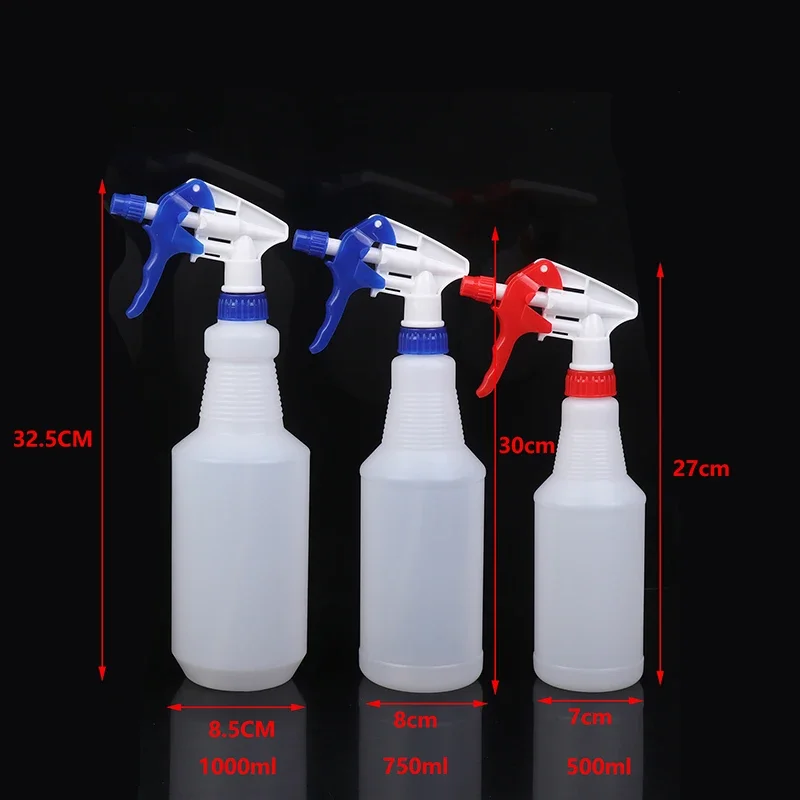 1PC Trasparente Multiuso Forniture Da Giardinaggio 500ML/750ML/1000ML Contenitore Vuoto Bottiglia Spray Portatile Riutilizzabile