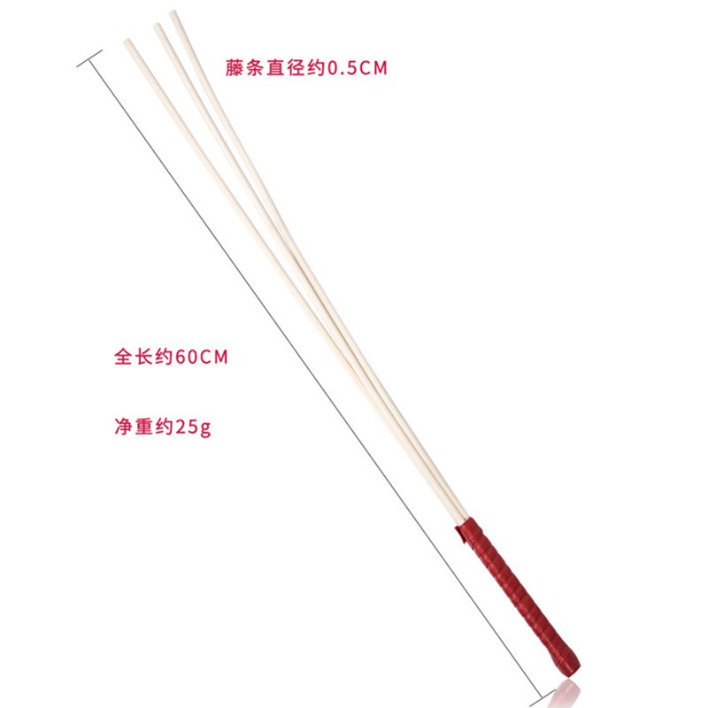 Chicotes de Colheita a Cavalo Rattan, Pás Equestres, Chicotes Premium, 60cm