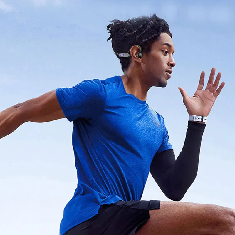 Xiaomi-auriculares deportivos de conducción ósea, inalámbricos, compatibles con Bluetooth, manos libres con micrófono para correr X7
