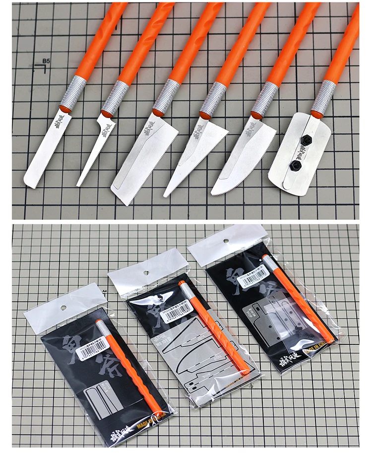 Mô Hình Sở Thích Craft Công Cụ Tay Cưa Cho Các Mô Hình Khắc Chip Saw Mini Bàn Tay Đã Thấy 3 Phong Cách Của Lưỡi Cưa