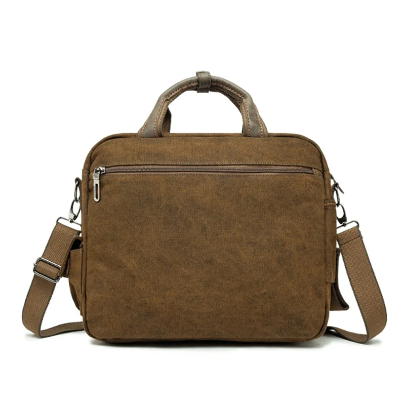 Borse a tracolla in tela retrò borsa a tracolla multifunzione da uomo borsa da viaggio per il tempo libero Toolkit confezione Vintage mallet