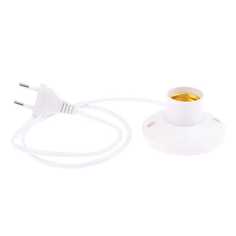Support de lampe LED ue, prise d'ampoule E27, prise dôme avec Base de câble pour lampe de Table, supports de nuit, accessoires
