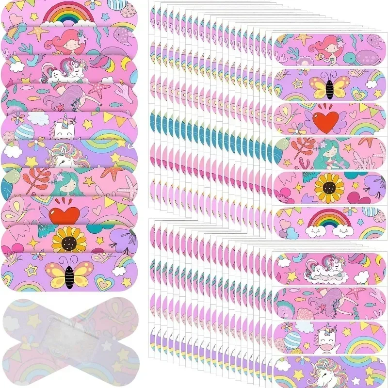 50 teile/satz Cartoon Pflaster für Kinder Nette Gips Wunde Dressing Patch Band Erste Hilfe Streifen Klebe Bandagen Woundplast