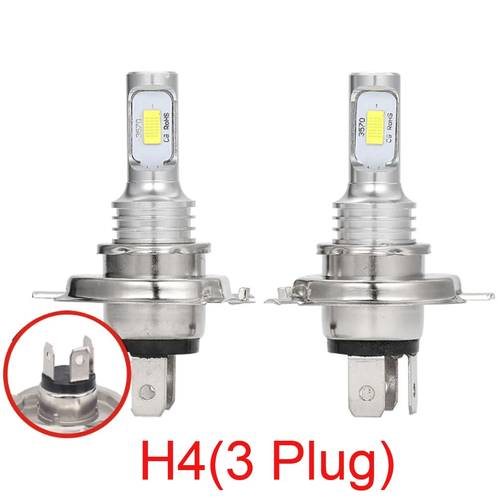 LED H7 20000LM 4300K 8000K 3000K HB3 HB4 9005 9006 H3 H1 H8 H4 H11 H9 Turbo Canbus Led faro de coche CHIP CSP luz antiniebla