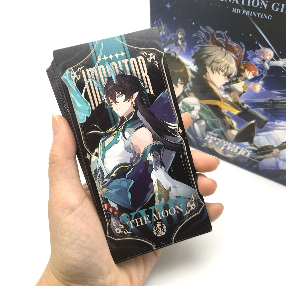 22 Blatt/Set HOT Game Honkai Star Rail HD Tarotkarten Fotokarten Postkarten Kafka DanHeng Blade JingLiu Fans Sammlungen Geschenke