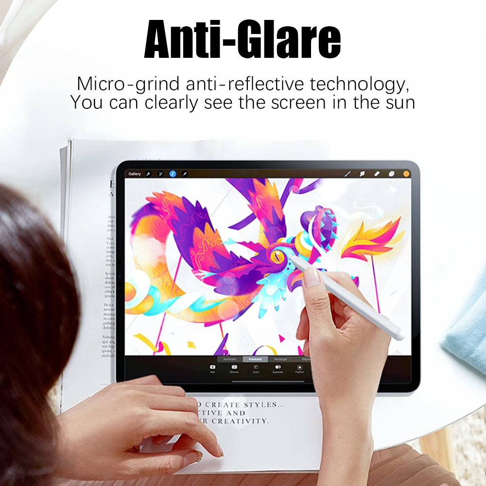 紙のようなフィルムスクリーンプロテクター Ipad Pro 13 12.9 11 2024 第 10 世代空気 4 5 9th 8th 7th 10.2 ミニ 6 マットフィルムライター