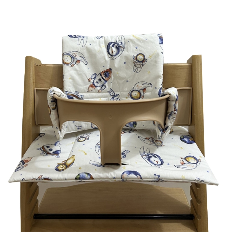 Almofada de cadeira alta lavável, suporte infantil, acessórios para alimentação do bebê