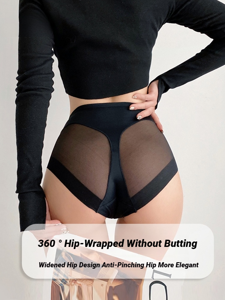 Frauen Abnehmen Höschen Hohe Taille Eis Seide Bauch-steuer Slips Weibliche Trainer Gestaltung Unterhose Butt Heber Shapewear