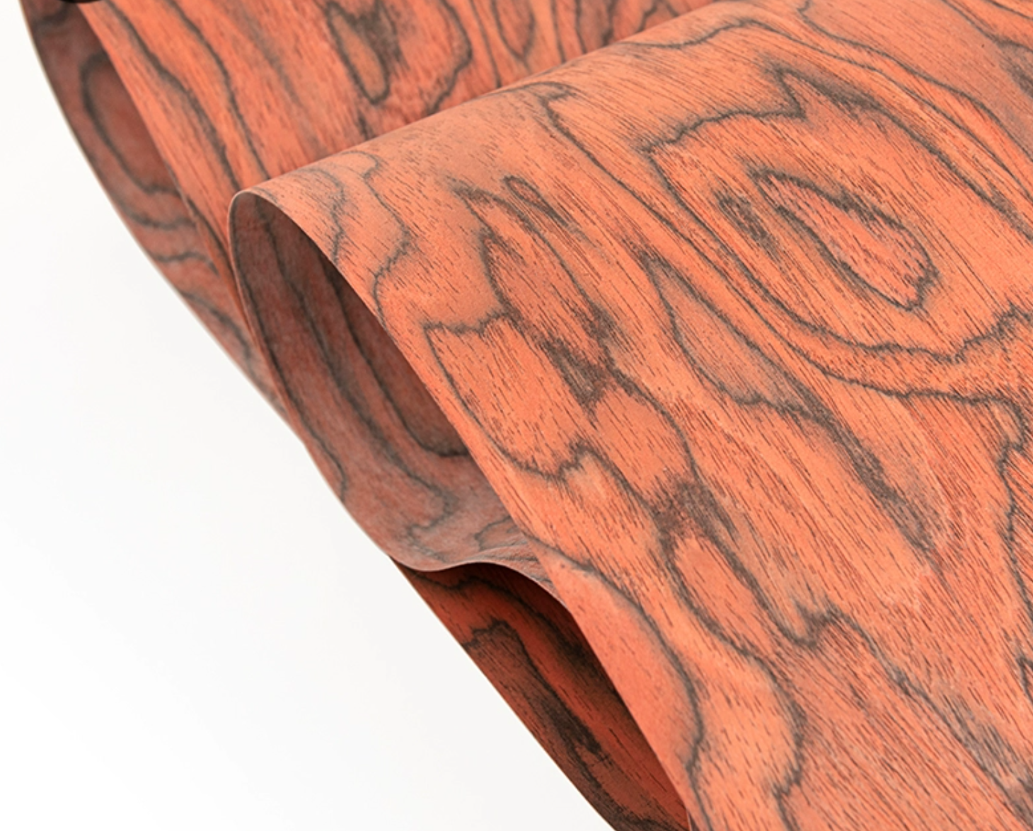 Red Totem Wood Veneer high-end Home Decoration Size:2.5x0.58meter Thick:0.3mm