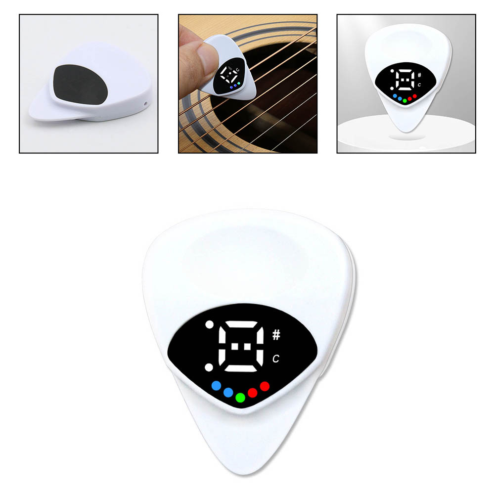 Guitar Picks with Built In Tunner Real Time Monitoring Best Choice For Acoustic And Electric Instrument Players