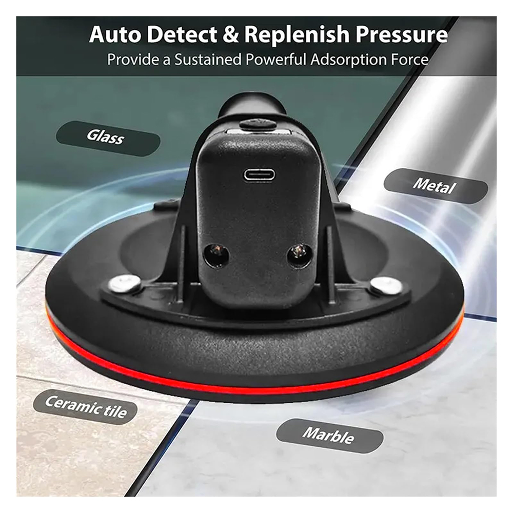 Ventosas elétricas para vidro, pinça a vácuo, elevação manual, telha do granito, capacidade de rolamento 250kg, 8 "ventosa