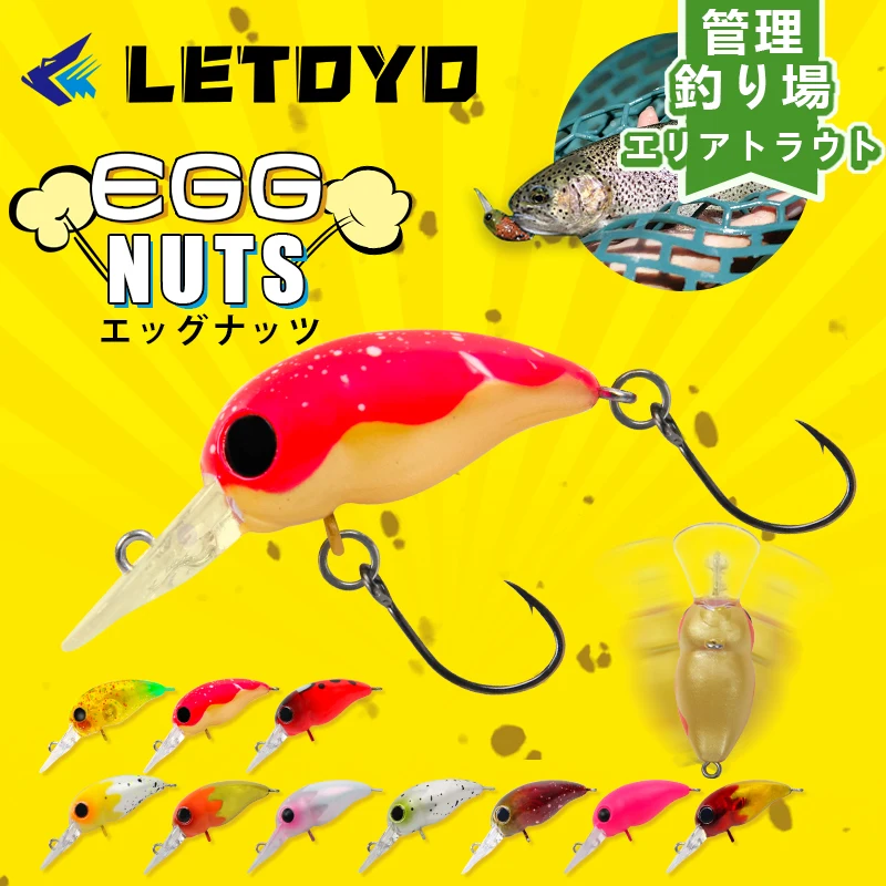 LETOYO 2,6g 28mm 4,2g 35mm mini manivela señuelo para trucha señuelo de pesca cebo Artificial Crankbaits pesca para lubina perca área de trucha