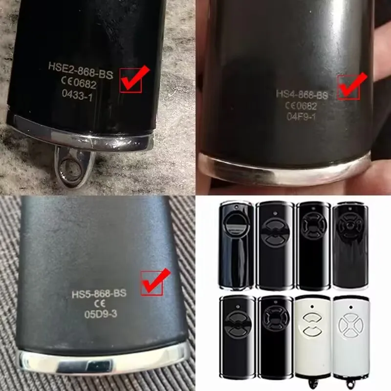 HORMANN BS BiSecur 868MHz Mando a distancia para puerta de garaje / portón HORMANN HSE4 HSE2 HSE5 HSE1 HS1 HS4 HS5 HSP4 HSD2 868 BS