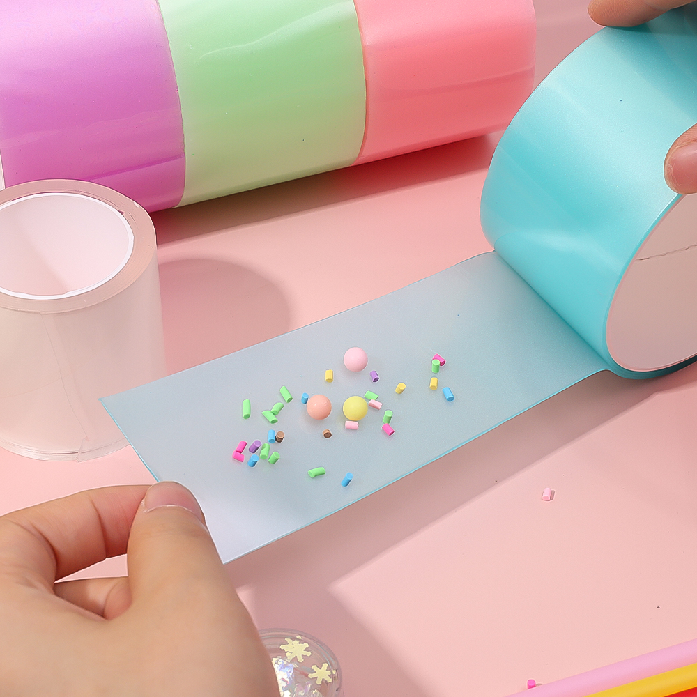 ナノバブルテープ DIY ピンチボール水風船非毒性高粘着透明両面テープストレスリリーフおもちゃキッズギフト